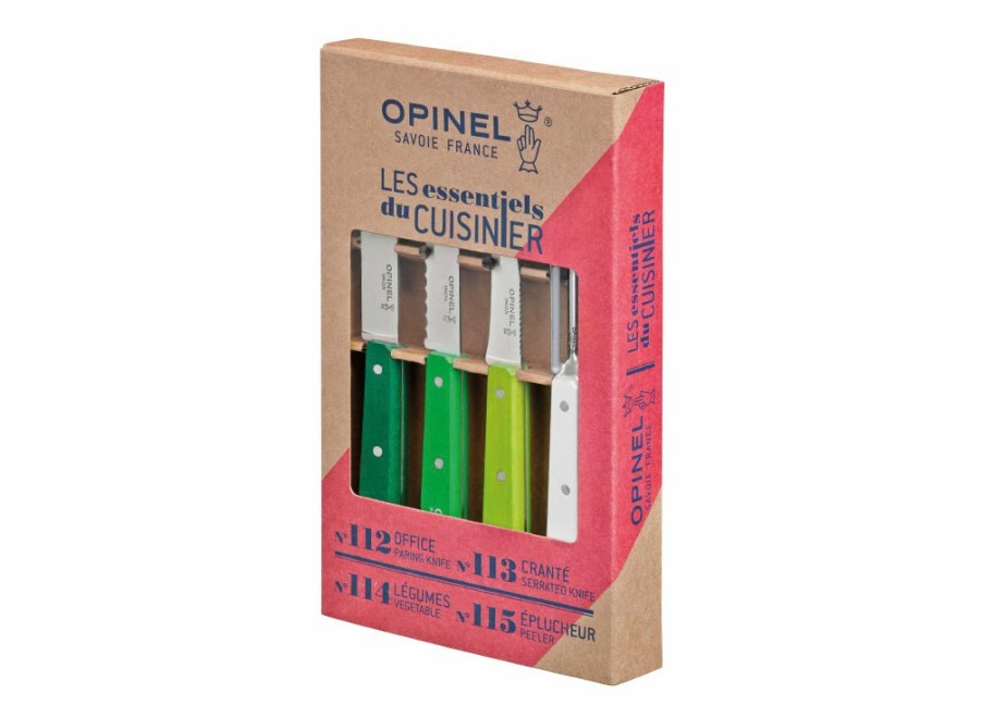 Opinel Opinel Primavera 4Pc Kitchen Knife Set | Peelers