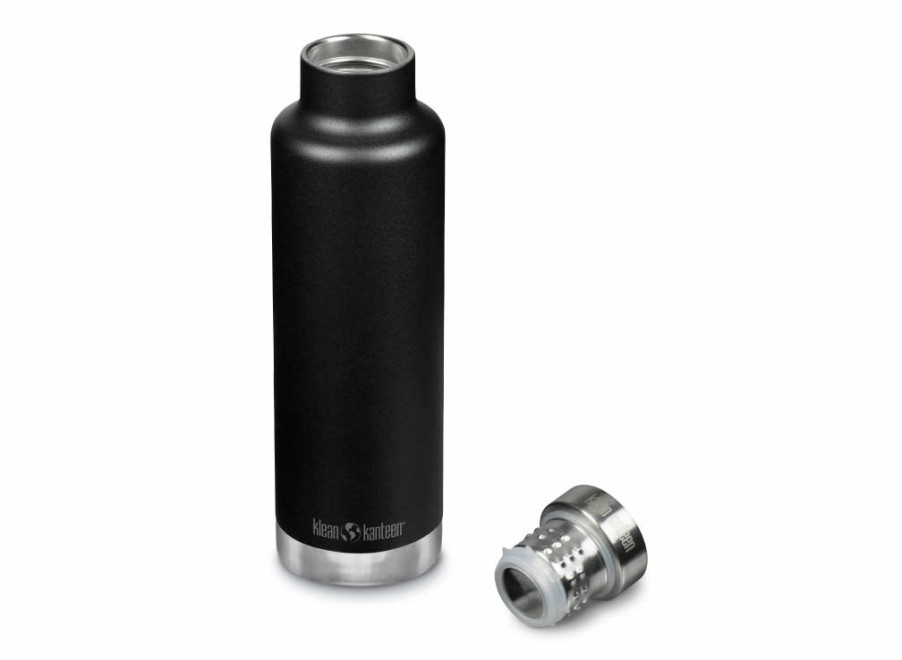 Klean Kanteen Klean Kanteen Insulated Classic W/ Pour Through Cap 750Ml - Black | Insulated Bottles