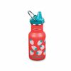 Klean Kanteen Klean Kanteen Kid Narrow Classic W/ Sippy Cap 355Ml - Coral Strawberries | Single-Wall Bottles