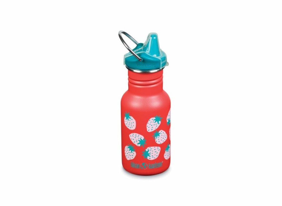 Klean Kanteen Klean Kanteen Kid Narrow Classic W/ Sippy Cap 355Ml - Coral Strawberries | Single-Wall Bottles