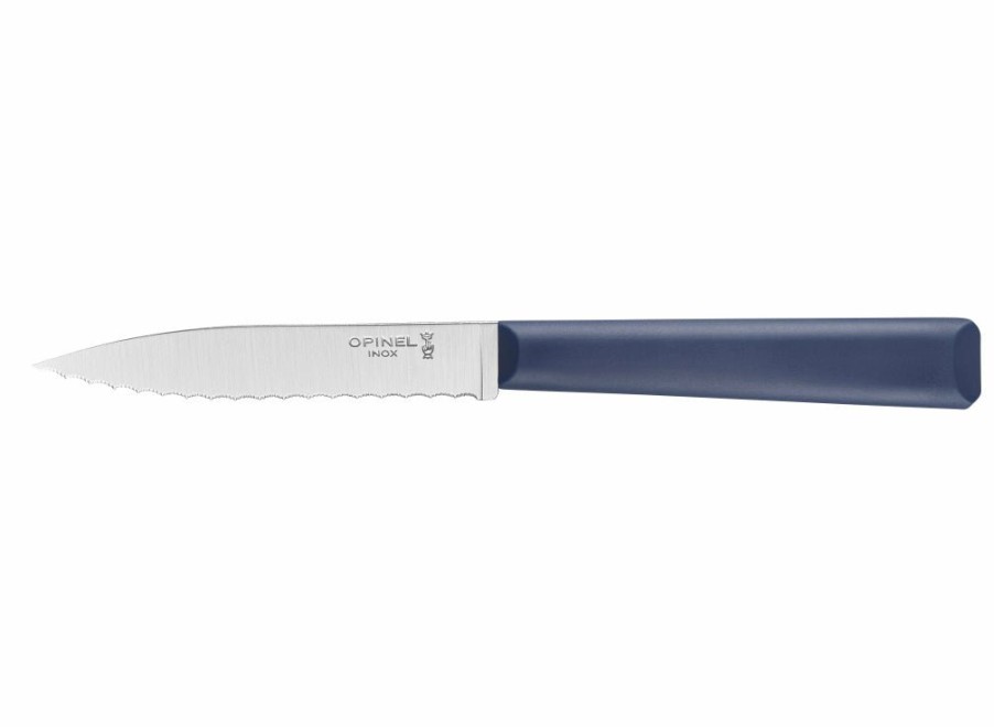 Opinel Opinel No.313 Essentiels+ Serrated Knife - Blue | Kitchen Knives