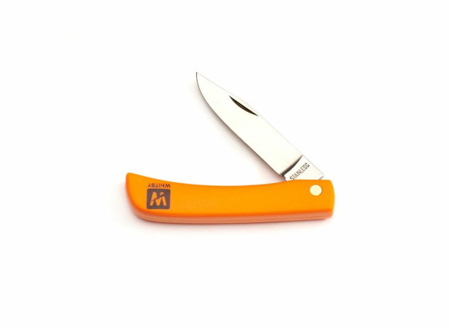 Whitby Knives Whitby Pocket Knife (3.25") - Orange | General Purpose Knives