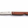 Whitby Knives Whitby Kent Edc Pocket Knife (2.25") - Mahogany Wood | General Purpose Knives