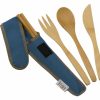 ChicoBag To-Go Ware Bamboo Utensil Set - Indigo | Reusable Utensils