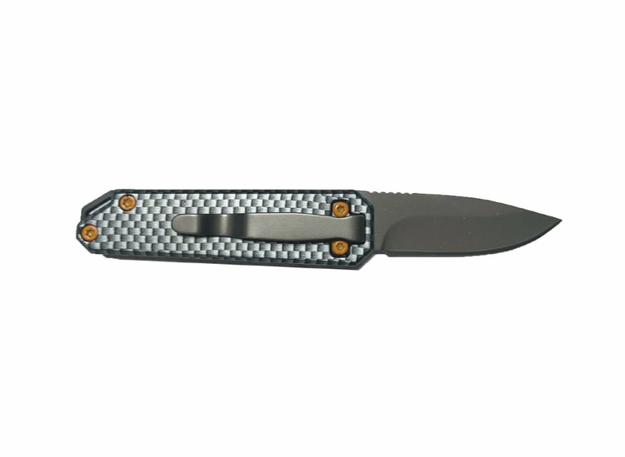 Whitby Knives Whitby Leven Edc Pocket Knife (1.75") - Carbon Fibre Pattern | General Purpose Knives