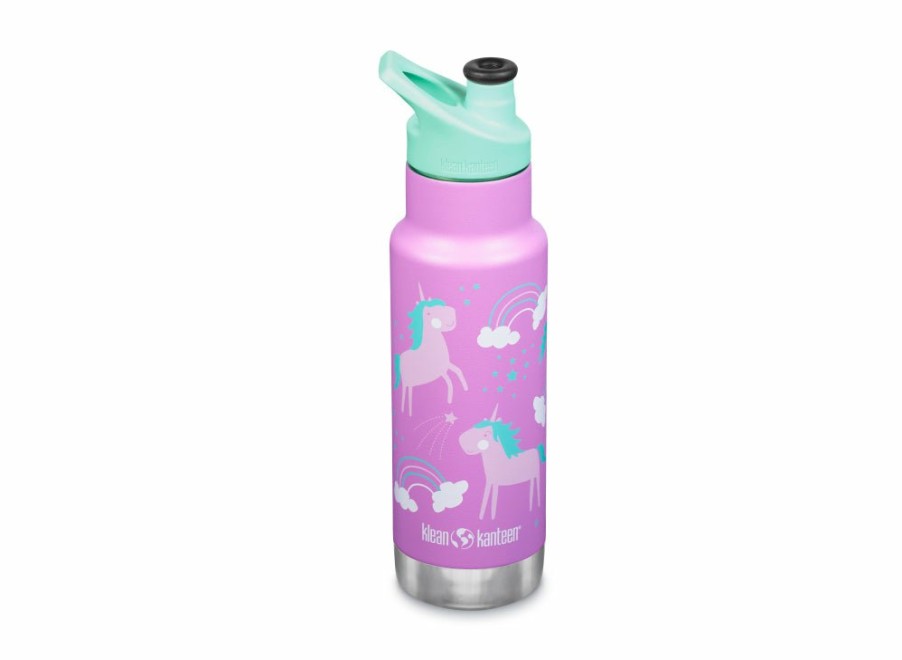 Klean Kanteen Klean Kanteen Insulated Kid Narrow Classic W/ Sport Cap 355Ml - Unicorns | Kid Bottles