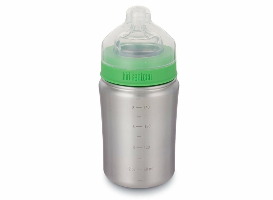 Klean Kanteen Klean Kanteen Baby Bottle 266Ml - Brushed Stainless | Kid Bottles