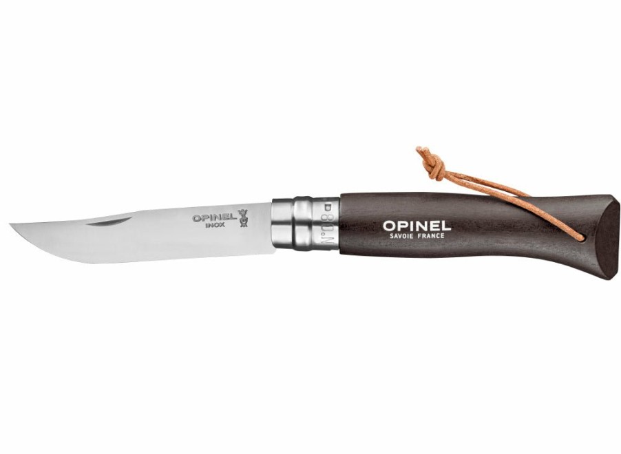 Opinel Opinel No.8 Colorama Trekking Knife - Black | Lock Knives