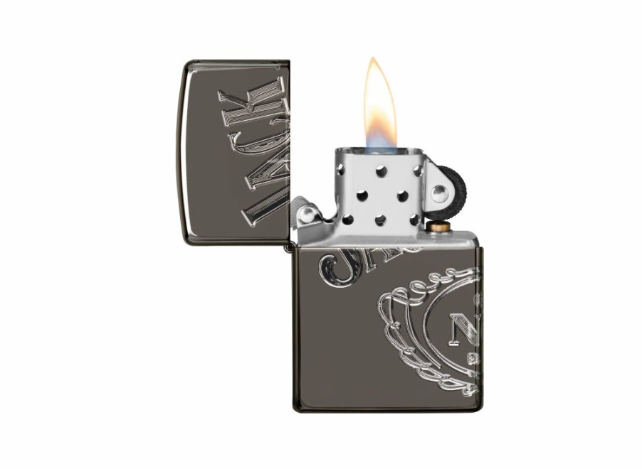 Zippo Zippo Jack Daniel'S Lighter - Armor Black Ice | Lighters