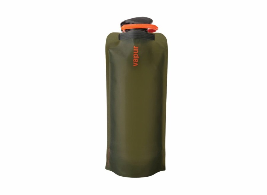 Vapur Vapur Wide Mouth 700Ml - Eclipse - Olive | Foldable Water Bottles