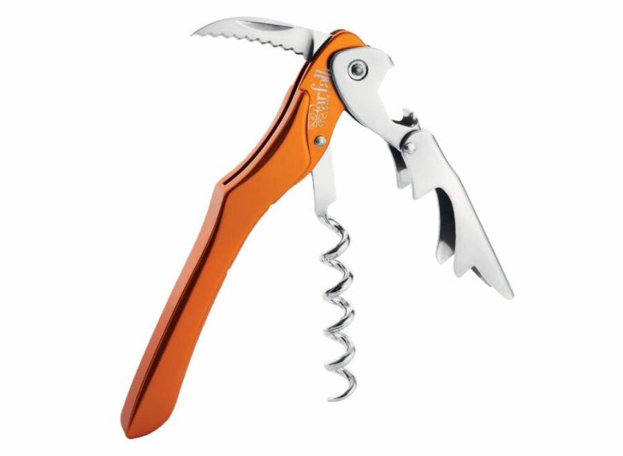 Farfalli Farfalli Xl Aluminium Corkscrew - Orange | Corkscrews