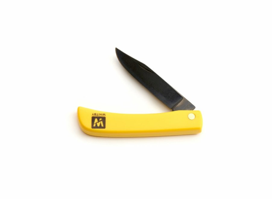 Whitby Knives Whitby Pocket Knife (3.25") - Yellow | General Purpose Knives