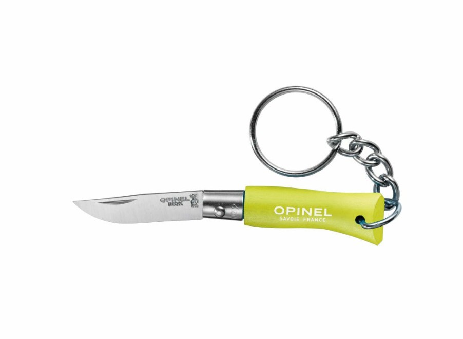 Opinel Opinel No.2 Colorama Non Locking Keyring Knife - Anise | General Purpose Knives