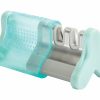 Smith's Housewares Smith'S Slide-Sharp Edge Grip 2-Slot Knife Sharpener - Turquoise | Kitchen Accessories