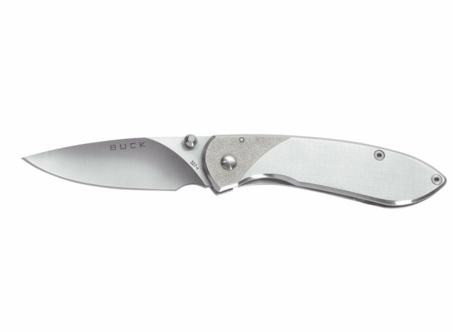 Buck Buck Nobleman Knife - Brushed Finish | Lock Knives