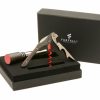 Farfalli Farfalli Fibra Corkscrew And Stopper In Gift Box - Red Carbon Fibre | Bottle Stoppers