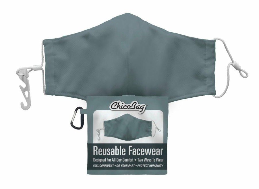 ChicoBag Chicobag Reusable Facewear - Slate Grey | Reusable Facewear