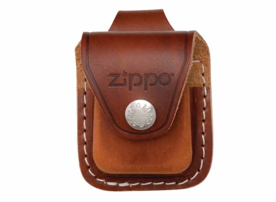 Zippo Zippo Lighter Pouch W/ Belt Loop - Brown | Sheaths