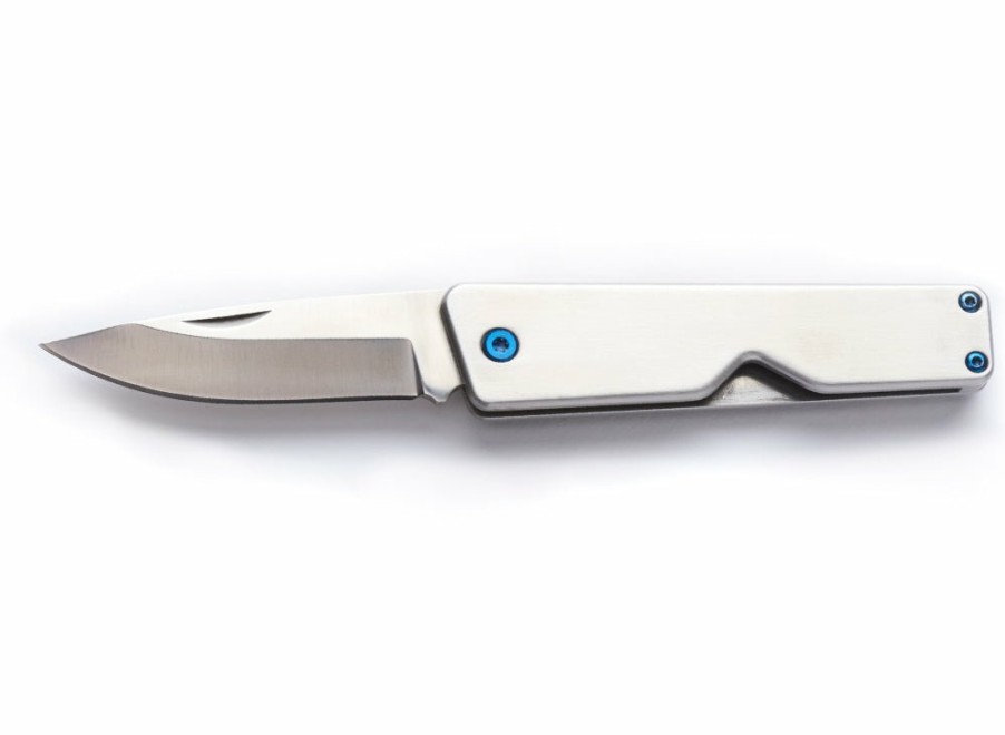 Whitby Knives Whitby Mint Edc Pocket Knife (2.5") - Stainless Silver | General Purpose Knives