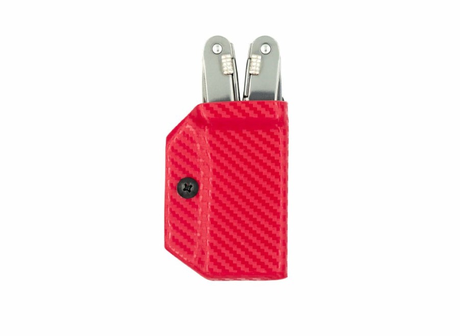 Clip & Carry Clip & Carry Kydex Sheath: Victorinox Spirit - Red Carbon Fibre | Sheaths