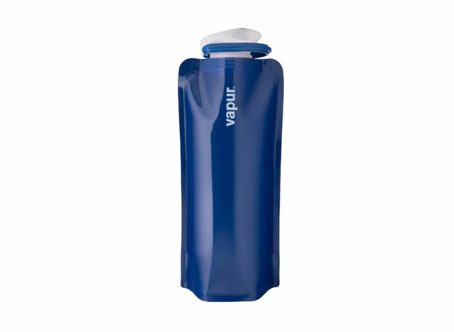 Vapur Vapur Wide Mouth 700Ml - Solids - Admiral Blue | Foldable Water Bottles