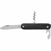 Whitby Knives Whitby Black Pakkawood Multipurpose Folding Knife (2.76") W/ 3 Tools | General Purpose Knives