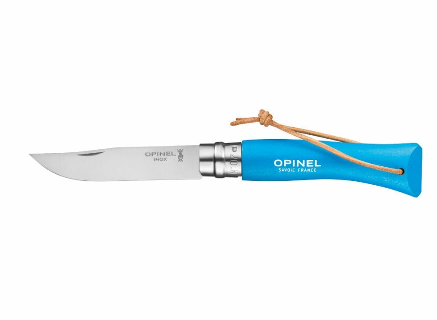 Opinel Opinel No.7 Colorama Trekking Knife - Cyan Blue | Outdoor Knives