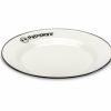 Petromax Petromax Set Of 2 Enamel Plates - White - Large | Enamel Tableware