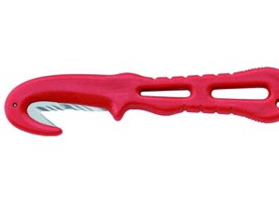 Whitby Knives Whitby Safety/Rescue Cutter (2.5") - Red | Safety & Rescue Knives