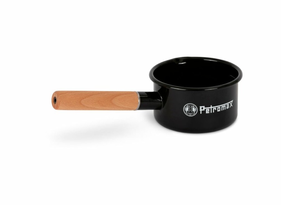 Petromax Petromax 0.5L Enamel Pan - Black | Enamel Cookware