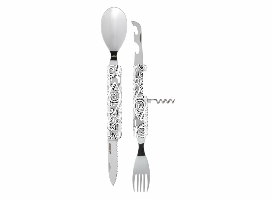 Akinod Akinod Multifunction Magnetic Cutlery (Mirror Finish) - Arabesques | Corkscrews