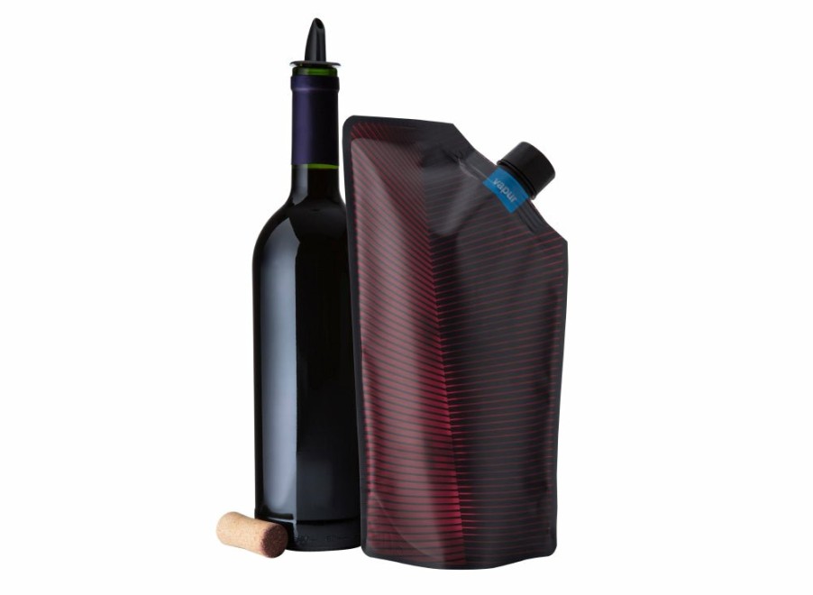 Vapur Vapur Vintage Wine Carrier 750Ml - Maroon | Foldable Wine Carriers