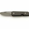 Whitby Knives Whitby Leven Edc Pocket Knife (1.75") - Charcoal Grey | General Purpose Knives