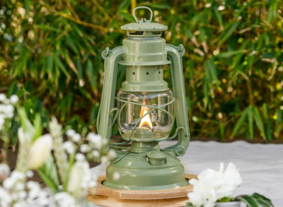 Feuerhand Feuerhand Baby Special 276 Hurricane Lantern - Sage Green | Hurricane Lanterns