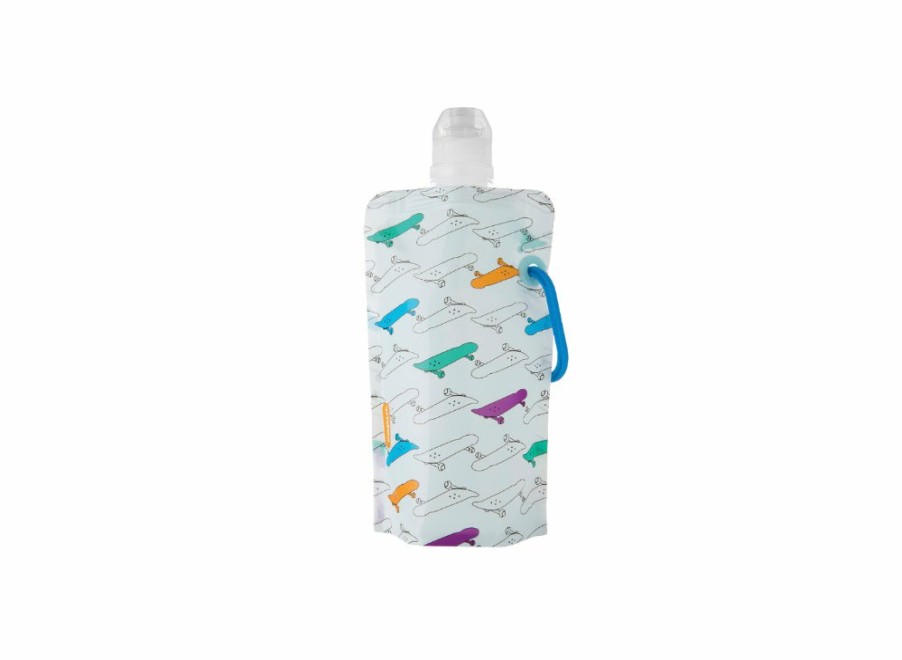 Vapur Vapur Kids Bottle 400Ml - Skateboard | Foldable Water Bottles