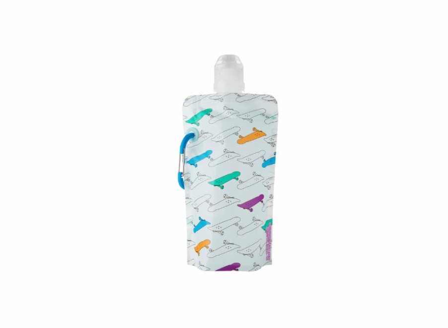 Vapur Vapur Kids Bottle 400Ml - Skateboard | Foldable Water Bottles