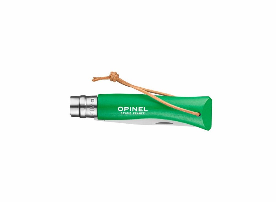 Opinel Opinel No.7 Colorama Trekking Knife - Green | Lock Knives