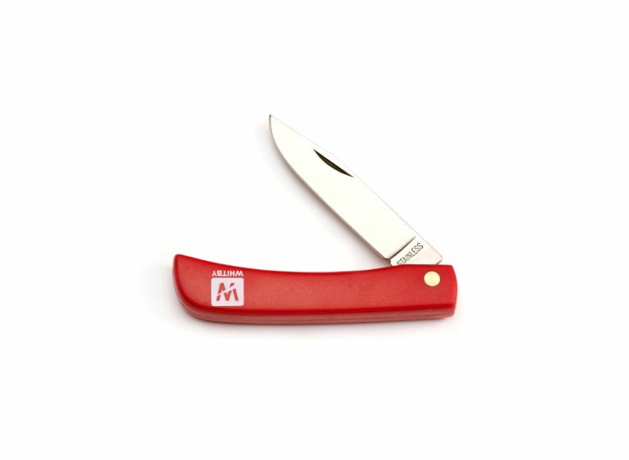 Whitby Knives Whitby Pocket Knife (3.25") - Red | General Purpose Knives